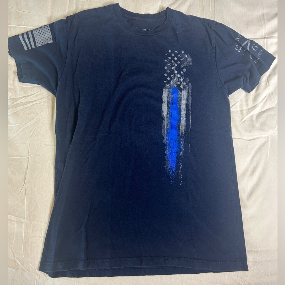 Grunt Style thin blue line shirt